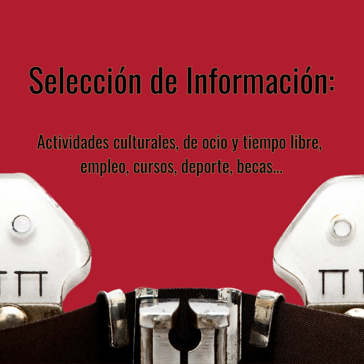 selección de información